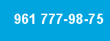 961 777-98-75 961 777-98-75